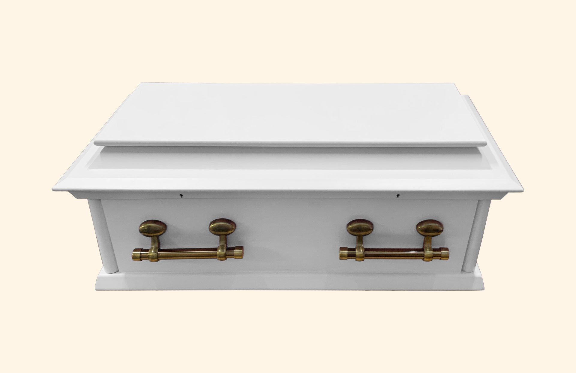 Oxford Child White Wooden American casket